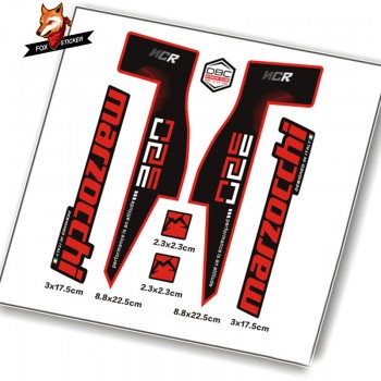 Mountain Bicycle Fork Decal Stickers for Marzocchi 350 NCR